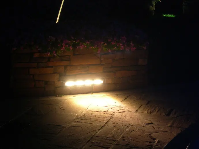 Illuminazione parco con trasformatori luci LED