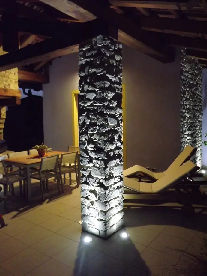 Progetto per illuminare facciata casa con eleganza