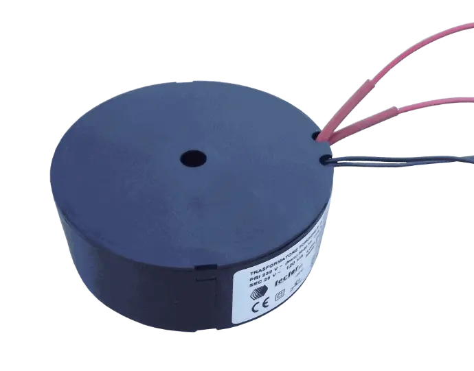 Illuminazione faretti led con trasformatori toroidali in box